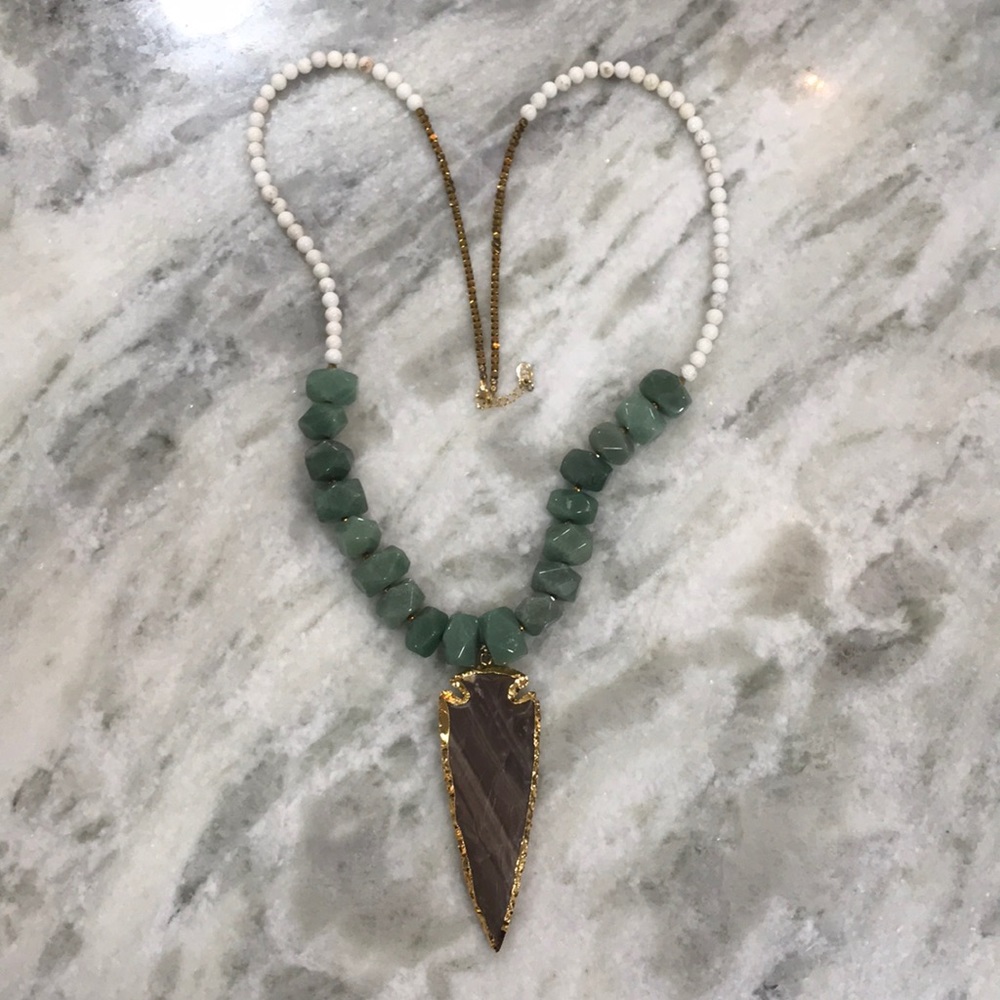 BETSY PITTARD DESIGNS (BPD) original stones, beautiful necklace 22 “ long